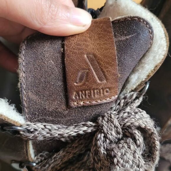 Anfibio Made in Canada Valanga Women's Winter Boots, Shearling Lined Size 37 - Picture 8 of 10